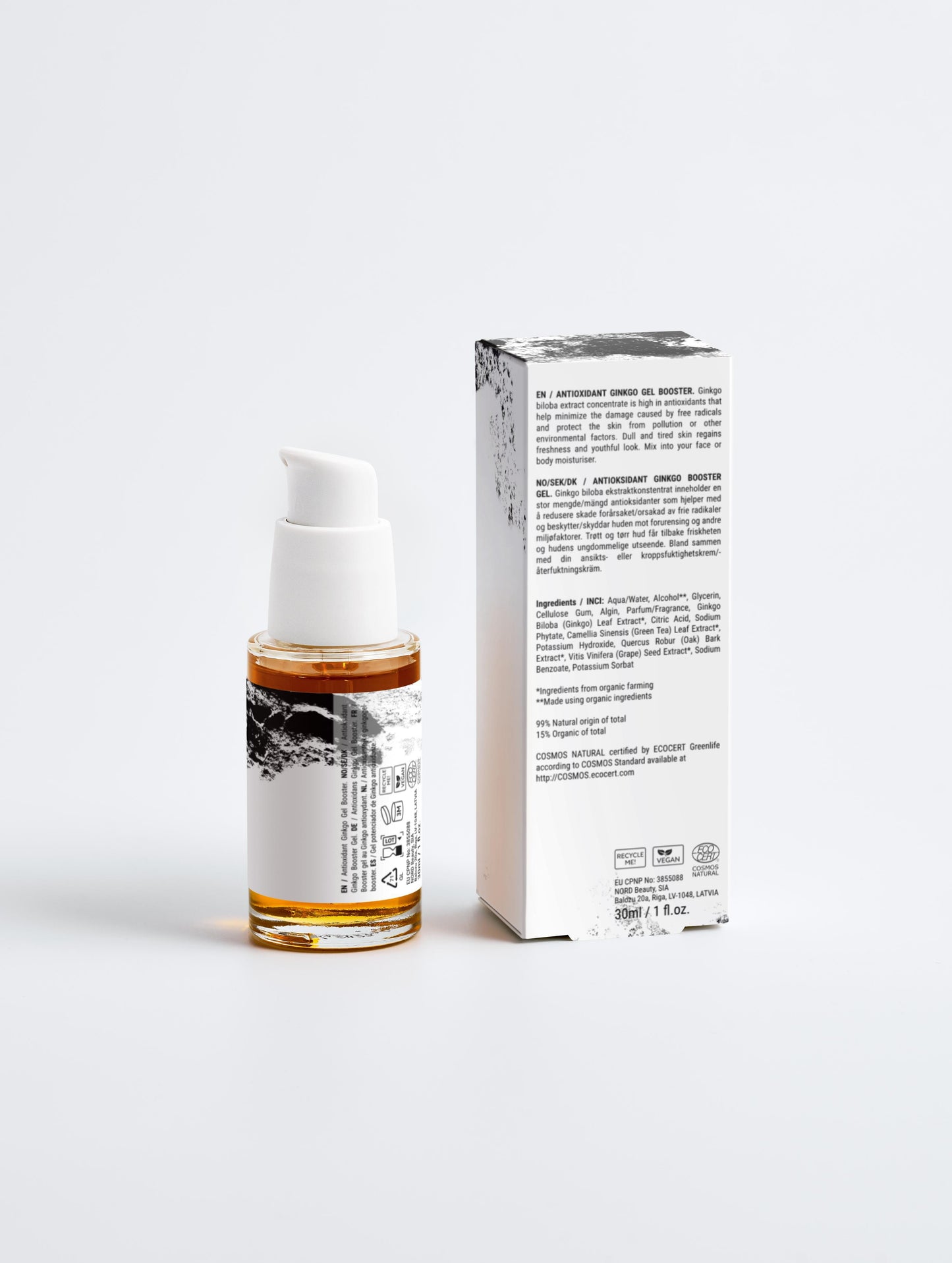 Antioxidant Ginkgo Gel Booster